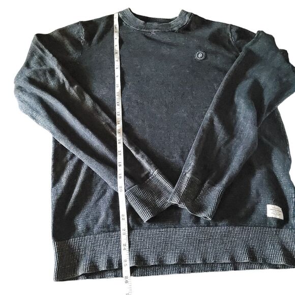 Jack and Jones Black and Gray Light Crew Neck Sweater Men's Size Medium - Picture 12 of 12
